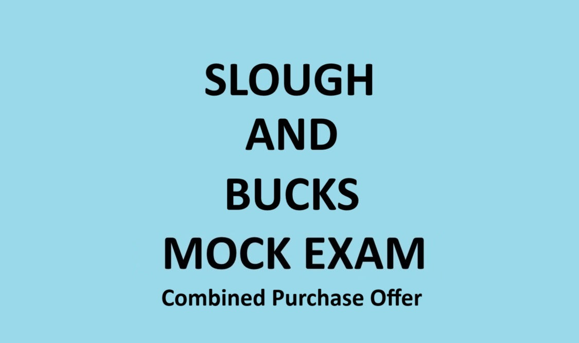 Harrow Mocks Bundle - Slough and Bucks Mock (1 each)