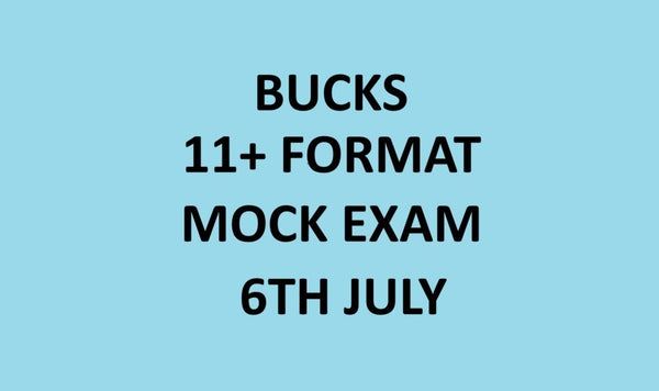 11+ Mock Examination (Bucks Pattern) on Sunday, 6th July 2025 in Harrow